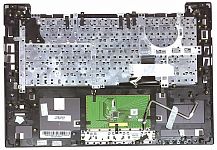 Клавиатура для ноутбука Asus B400, B400VC черная, верхняя панель в сборе