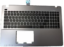 Клавиатура для ноутбука Asus X550, X550VA, X550EA, K550CC, F550CC, P550CA, R510C черная, верхняя пан