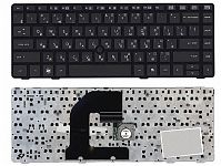 Клавиатура для ноутбука HP EliteBook 8460P, 6460B, 6465B черная, рамка черная, с поинтером