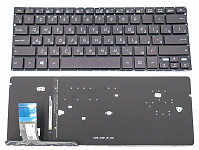 Клавиатура для ноутбука Asus UX330C, UX330CA черная, с подсветкой
