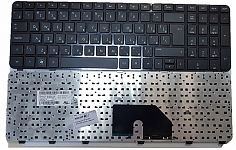 Клавиатура для ноутбука HP Pavilion DV6-6000 черная, рамка глянцевая
